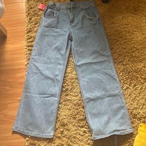 Emmiol wide leg jeans, size L